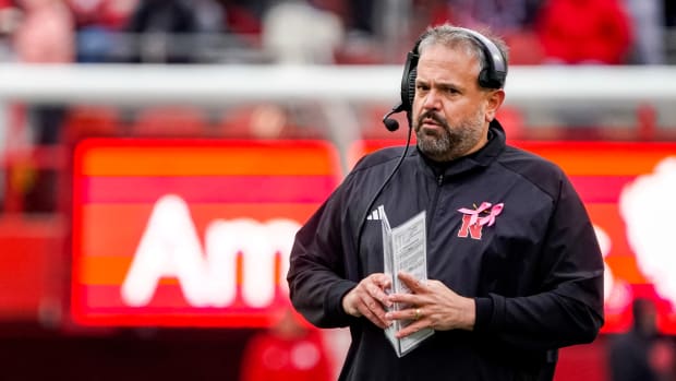 NU vs. Purdue 2023 - Matt Rhule stands on sidelines